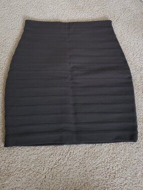 Express Grey/ Gray bodycon bandage skirt